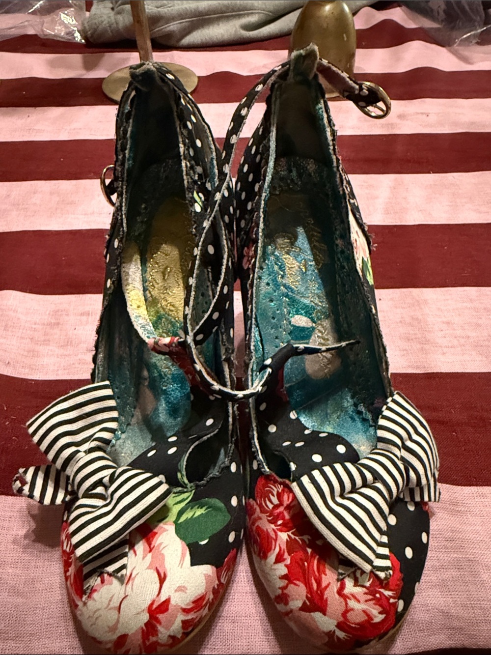 Irregular Choice Floral Polka Dot with bow